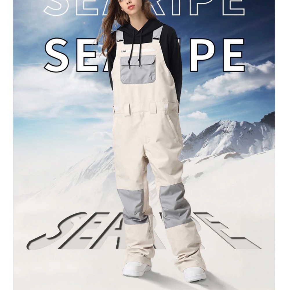 * Price is firm * NWT Women's Searipe Unisex Snowboard/Ski Bib - Size Small